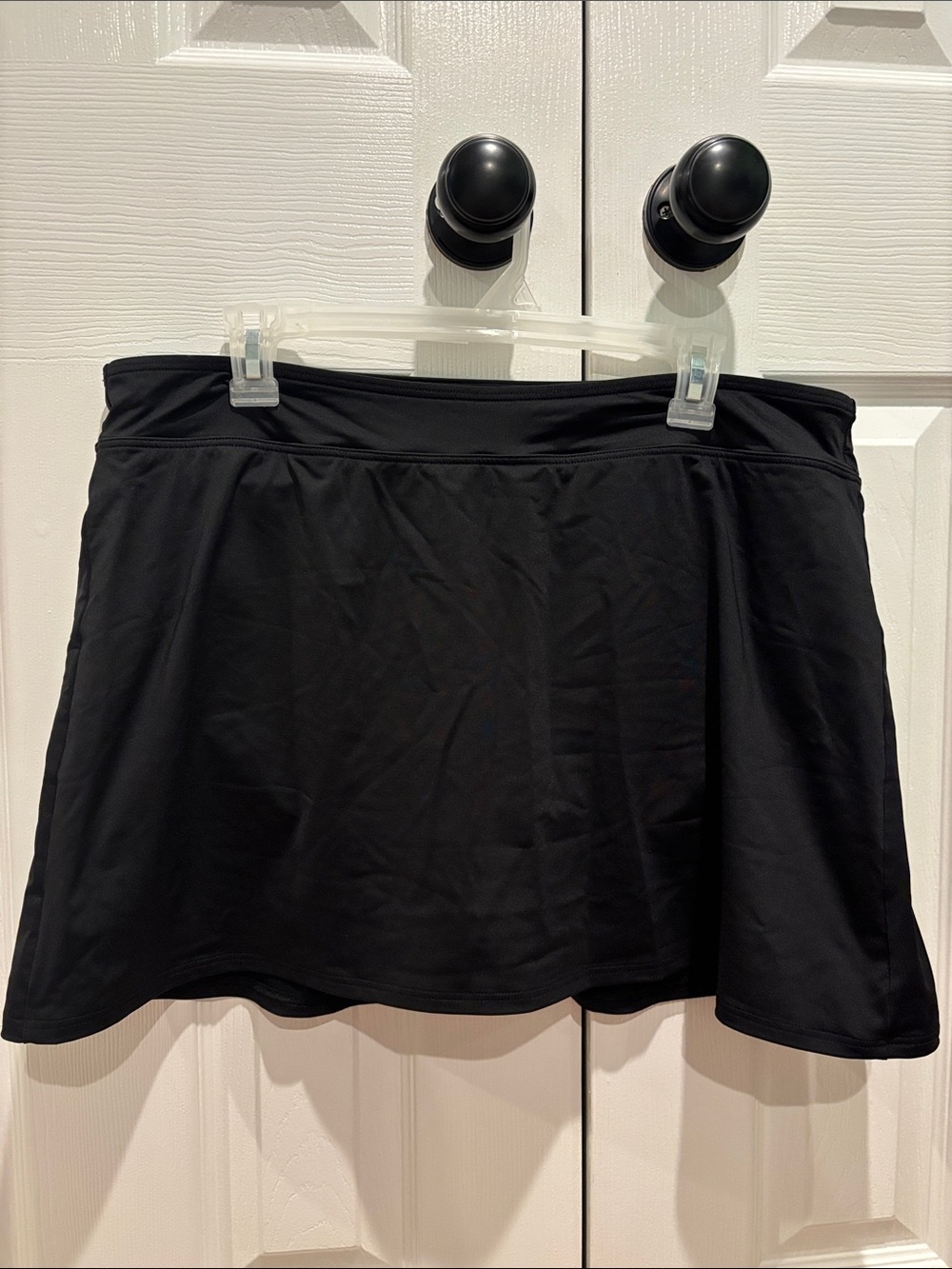 Lands' End Black Swim Skirt